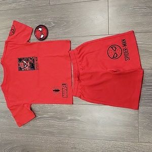 Marvel Spiderman Short Set